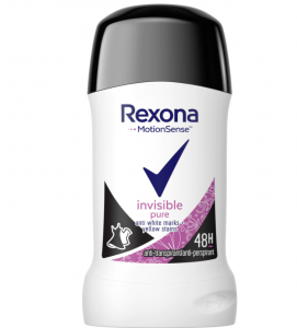 Rexona стик invisible pure 40 мл.